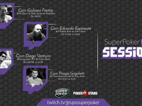 SuperPoker Session tem quatro transmissões confirmadas; confira a agenda