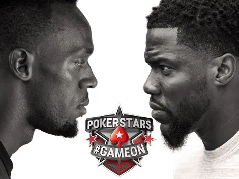 Kevin Hart vence corrida contra Usain Bolt em campanha do PokerStars; assista