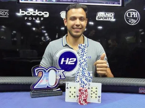 Em seu primeiro torneio nos panos do H2, Renan Roberto supera Luis Portuga no HU e crava o Deep 20K GTD