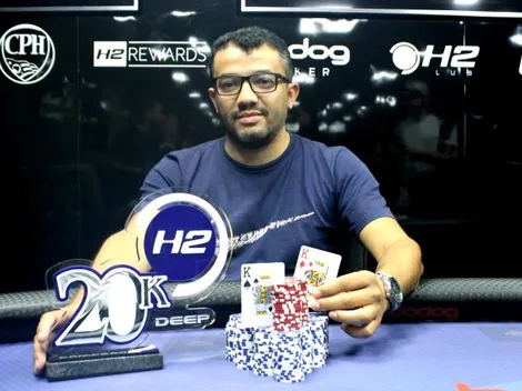 Superando Luiz Carlos no heads up, Niki Nogueira fatura o título do H2 Deep 20K Garantidos