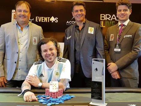 Cristian Vilches é o campeão do Main Event do WPT Argentina