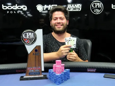 Lucas Tabarin reverte grande vantagem no heads up e crava o High Roller One Day 50K da 2ª etapa do CPH