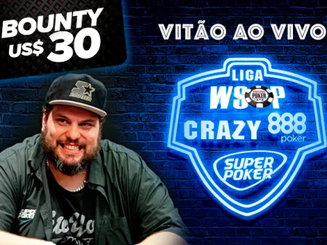 É hoje! Vitão Marques fará transmissão ao vivo da Liga WSOP Crazy 888 SuperPoker