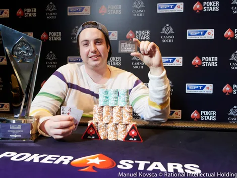 “Intruso” na mesa final garante título do EPT Sochi National e conquista Platinum Pass