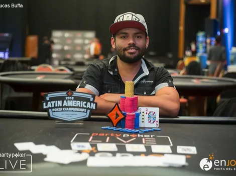 Wender Oliveira quase não joga LAPC Finale, chega a ter cinco blinds e termina campeão