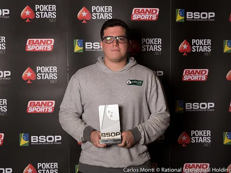 Brunno Botteon conquista o título do Bounty Builder High Roller do PokerStars