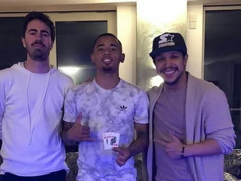 Estreando mesa de poker em sua casa, Gabriel Jesus crava torneio e Felipe Mojave termina em terceiro