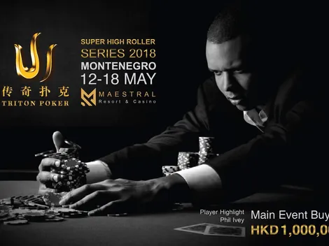 Com Phil Ivey confirmado e torneio com baralho "capado", Triton Super High Roller Series acontece em maio