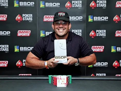 No apagar das luzes, Gustavo Vascão vence o Last Chance DeepStack do BSOP Natal