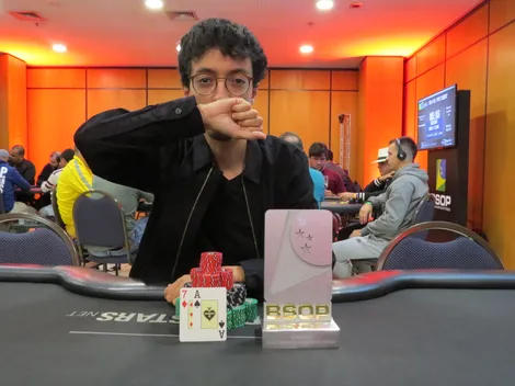 Um dia depois do vice-campeonato, Marcos Sketch é campeão do Turbo Knockout do BSOP Natal