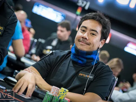 Renato Nomura é vice-campeão do US$ 530 High Roller Deepstack do partypoker