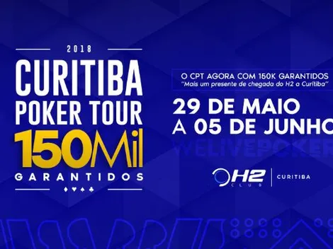 H2 Club Curitiba realiza Curitiba Poker Tour com R$ 150 mil garantidos e diversos satélites