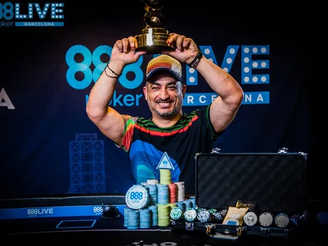 Satelitado é campeão do Main Event do 888poker Live Barcelona e transforma € 110 em mais de € 100 mil