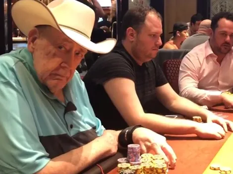 Uma semana após aposentadoria, Doyle Brunson é visto em cash game high stakes no Bellagio