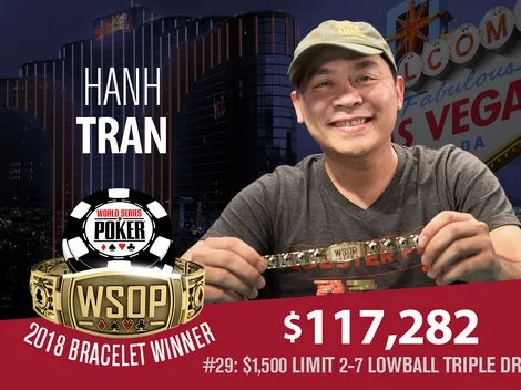 Em seu jogo preferido, Hanh Tran supera campeões mundiais e vence o Evento #29 da WSOP