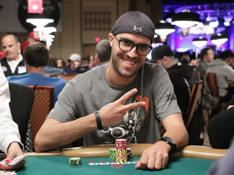 Mateus Lessa passa entre os líderes no Dia 1A do WSOP Circuit Bicycle Casino