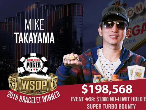 Mike Takayama conquista o título do Evento #59 da WSOP e alcança feito histórico