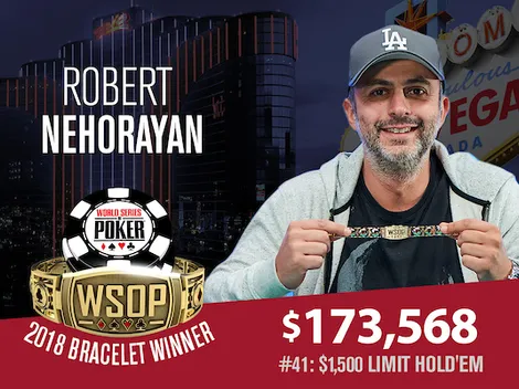 Recreativo supera field estrelado e conquista o título do Evento #41 da WSOP