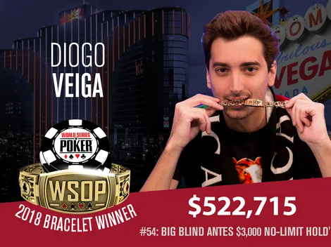 Português conquista o título do Evento #54 da WSOP