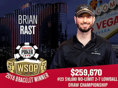 Na despedida de Doyle Brunson, Brian Rast conquista seu quarto bracelete da WSOP