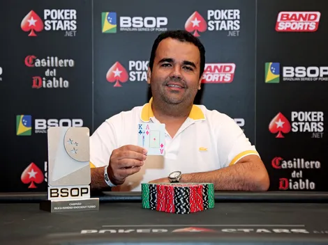 Marcos Barbosa supera Pedro Padilha e conquista o título do 6-handed Turbo Knockout do BSOP São Paulo