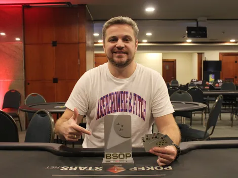 Após duro heads-up, Rodrigo Garrido vence 8-Game Mix do BSOP São Paulo