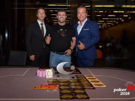 Leon Tsoukernik dá sete entradas, mas vence Super High Roller do European Poker Championship