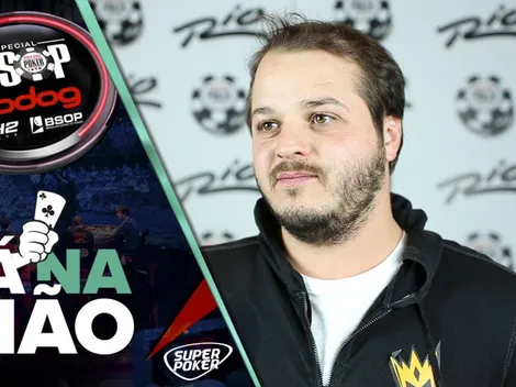 Tá na mão: Luciano Hollanda é colocado na porta no river, mas acerta call na WSOP