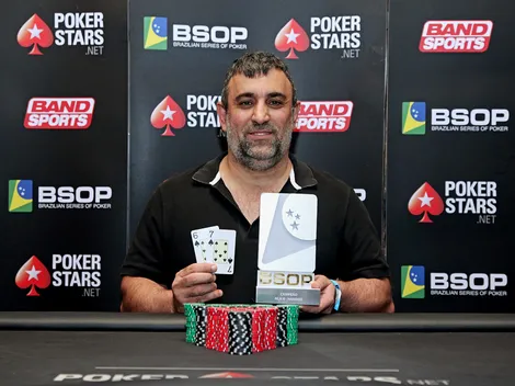 Após frustração no Main Event, Marcelo Mesqueu vence 6-Handed do BSOP Iguazu e mira ranking