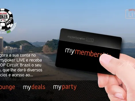 Jogadores cadastrados no My partypoker Live terão benefícios na WSOP Brazil Rio