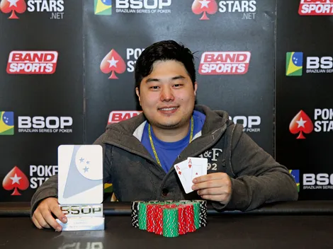 Gustavo Kamei supera trauma do Main Event e conquista título do 6-Max do BSOP Floripa