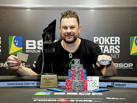 Alcioni Pollermann faz estrago na mesa final e conquista título do Main Event do BSOP Floripa