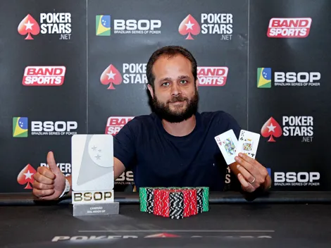 Especialista da modalidade, Felipe Guedes conquista título do Heads-Up do BSOP Floripa