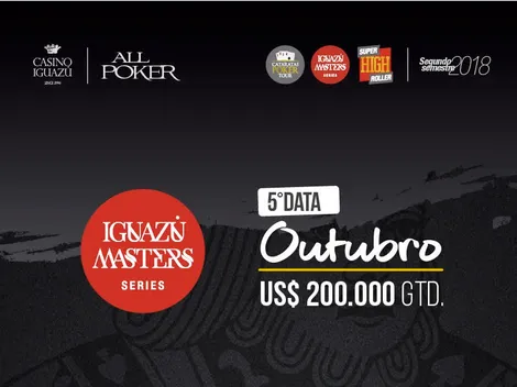 Próxima etapa do Iguazú Masters Series será realizada na próxima semana no feriado nacional