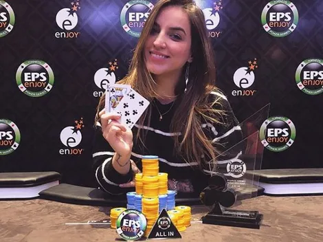 Bruna Unzueta supera chilenos e vence Turbo KO do Enjoy Poker Series Mendoza