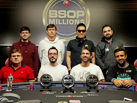 Eliminação de Felipe Salgado forma mesa final do Inbest Super High Rollers do BSOP Millions