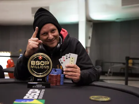 Reinaldo Abramovay espanta má fase e conquista título do Omaha Hi-Lo do BSOP Millions