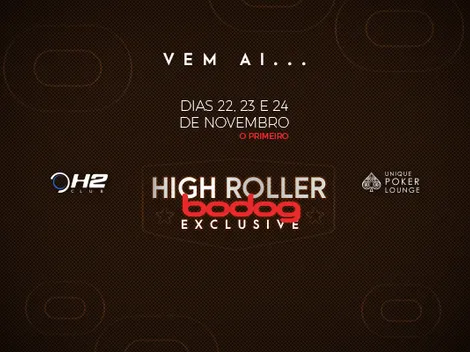 High Rollers do Bodog e Unique Poker começam hoje com mais de R$ 300 mil garantidos