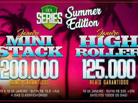 BPL Series apresenta Summer Edition com R$ 325.000 garantidos em dois eventos