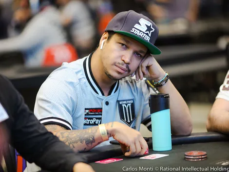 Felipe Mojave avança com o segundo maior stack para o Dia 3 do Main Event da WSOP Uruguai