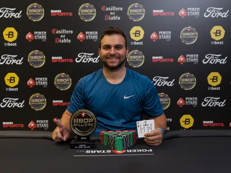 Após se ausentar do aniversário da namorada, Rogério Roncada vence o Turbo 300K Garantidos do BSOP Millions