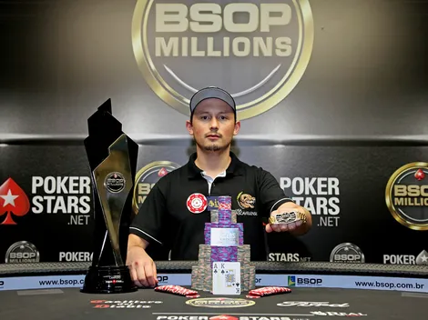 Leocir Carneiro é o grande campeão do Main Event do BSOP Millions: "não tenho palavras"