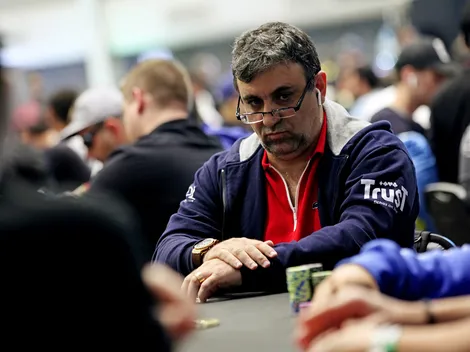 Marcelo Mesqueu acerta quadra em all in triplo no Dia 2 do Main Event do BSOP Millions