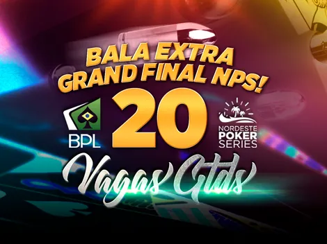 Bala Extra do Brasil Poker Live oferece oportunidade imperdível para o NPS Fortaleza