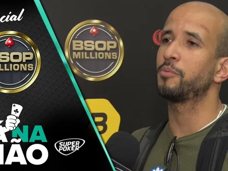 Tá na Mão: Alexandre Mantovani acerta river, mas acaba foldando a mão no Main Event do BSOP Millions