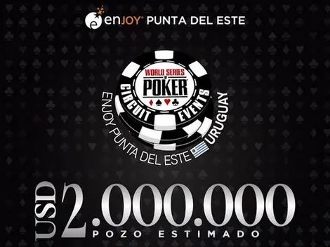 "Gran Final Millonaria" é destaque do Enjoy no WSOP Circuit Punta del Este; confira