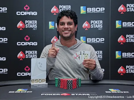 Felipe Beltrane leva título do Pot Limit Omaha do BSOP Salvador em 3-handed de peso