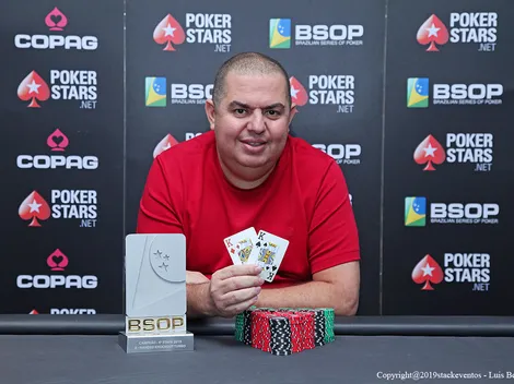 No apagar das luzes, Leandro Ferreira vence o 6-Handed Turbo Knockout do BSOP Rio Quente