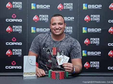 Após cancelar voo, Eddy Ferreira vence Last Chance DeepStack Turbo do BSOP Rio Quente