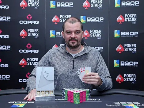 Rafael Caiaffa vence o Pot-Limit Omaha do BSOP Rio Quente: “sempre bom ganhar”